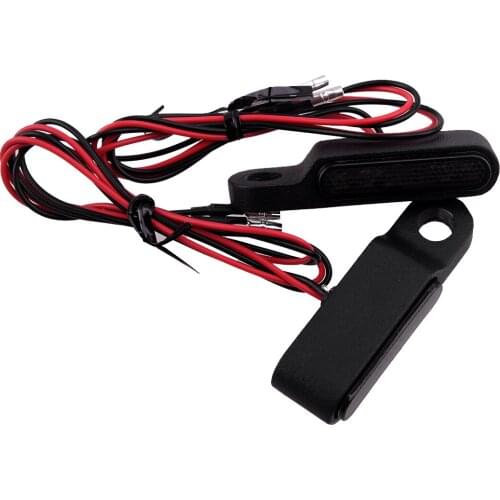 2pcs Smoke Black Mini LED Motorcycle Turn Signal Indicator Blinker Light Lamp
