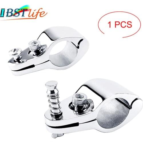 22 or 25mm Stainless Steel 316 Boat Bimini Top Hinged Jaw Slide Clamp Fitting Marine Hardware Yacht Canopy Tube Rail Accessories