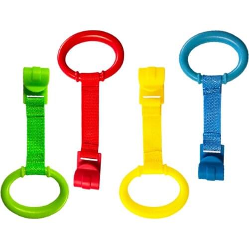 4pcs Lot Ring For Playpen Baby Crib Hooks General Use Hooks Baby Toys Baby Bed Hooks Bed Rings Help Baby Stand Rings For Crib