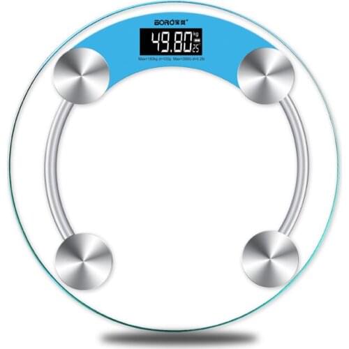 Baolan round electronic health scale, night vision body scale, adult scale