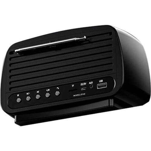 JY-68 BT Wireless Speaker Subwoofer Stereo Music Player 3D Stereo Bass Surround Sound Box Clock FM Radio 3.5mm Audio TF Port