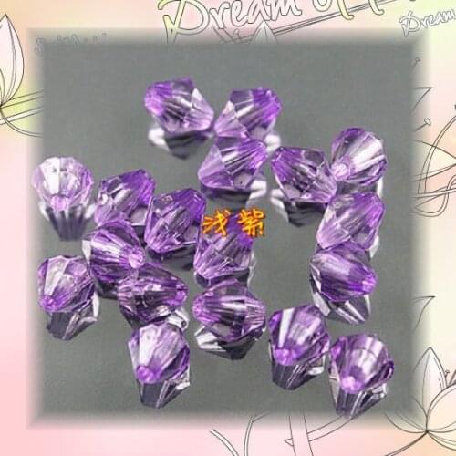 6mm 8mm Light amethydt Colour Crystal Glass Bicone Beads ,Handcraft DIY Beads