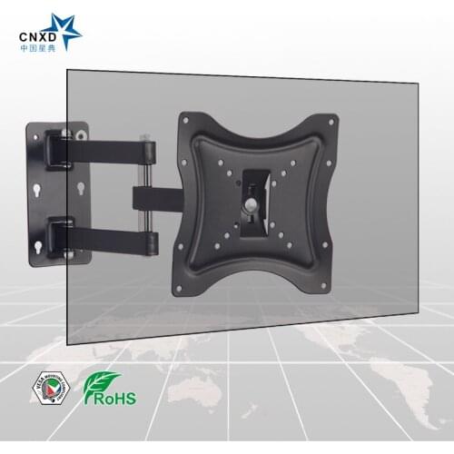 CNXD Articulating Retractable Full Motion TV Wall Mount Swivel Stand TV Bracket for Plasma Flat LED TV 14"-32" VESA 200*200