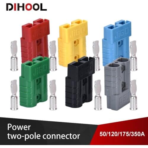 Power Two-pole Connectors Quick Charging Plug SB50 Electric Car Battery,UPS Cable Terminals DC 50A 120A 175A 350A 600V