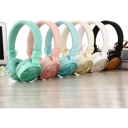 Headset Wireless Headphones Stereo Folding Macaron Color Plug-in Universal Bluetooth 5.0 Headphones are safe and durable