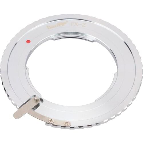 Haoge Manual Lens Mount Adapter for Fujifilm XF Lens to Nikon Z Mount Mirrorless Camera Such as Z6II Z7II Z6 Z7
