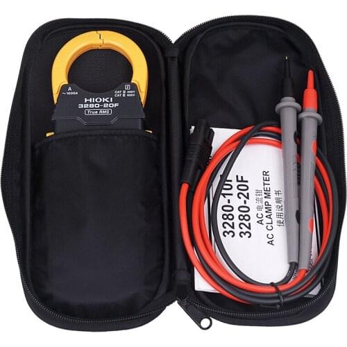 Hioki 3280-20F Rectifying 42A to 1000A AC Clamp Meter on HiTESTER True RMS Temperature Test Meter