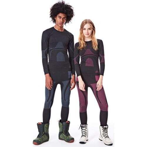 Ski Underwear Suit Men Women Breathable Wicking Snowboard Skiing Underwear T-shirt Pants Winter Outdoor Sports Ski Thermal Set