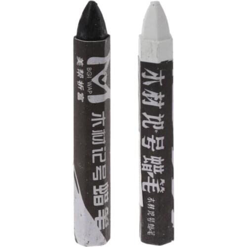 Wood Marker DIY Sprinklers Waterproof Crayon Marking Dash Pen for Woodworking Black White