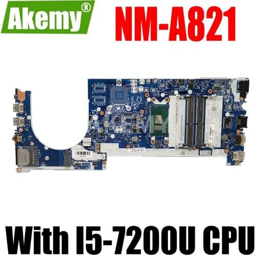 JIANSU E470 mainboard For Lenovo E470 CE470 laptop motherboard NM-A821 I5-7200U DDR4 Test work 100% original in stock