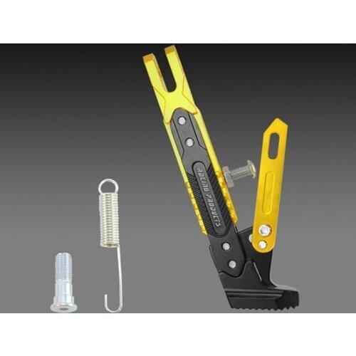 Motorcycle Kickstand Adjustable Foot Side Support Parking Kickstand for Electric Motorbike Parking Foot Side Support Stand