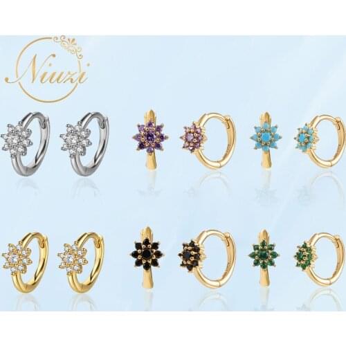 Niuzi Women's Gold Earrings