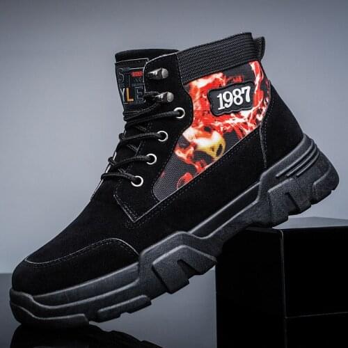 New Winter Shoes Men Shoes Plush Warm Mens Winter Footwear Male Shoes Adult Boots Men Men Boots Camouflage Military Boots O5-12