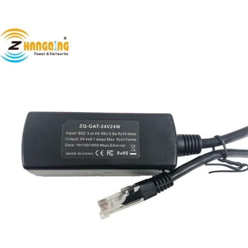 48V to 24V PoE Converter 24V 24W For MikroTik 24V Routerboard PoE Device 48V to 24V from 802.3af