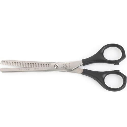 Professional Hairdressing Scissors JEWEL ACADEMIC LINE RINGS NYLON sculpting 30 TEETH 6 inches