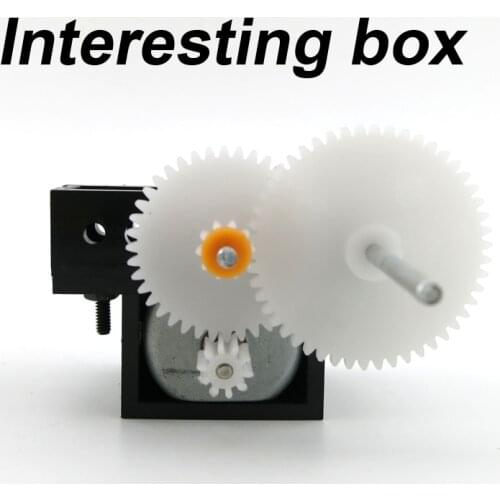 C1A reduction gear box DIY technology small production creative handmade toys reducer motor small motor set
