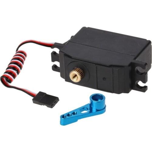 Metal Steering Gear Servo for WLtoys 1/12 12428 Scale Rock Crawler Car Modified Vehicle Replacement