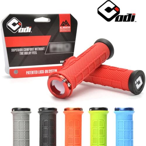 ODI Silicone Lock Grips 22.2mm Handlebar grips Anti-slip soft mtb grips Waterproof for Folding XC bmx Cycling Accessories