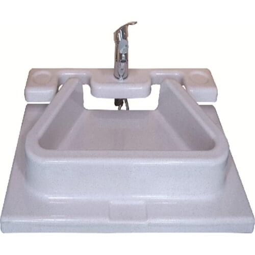 670*521.5*400.5/144.5mm Folding White Acrylic Sink GR-Y661 Boat Caravan RV Camper