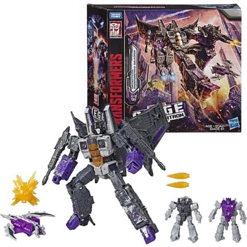 Transformers Generations War for Cybertron Voyager Wfc-S27 Decepticon Phantomstrike Squadron 4 Pack Skywarp Action Figure Toy