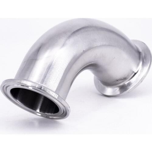 1.5" Tri Clamp x 38mm 1-1/2" Pipe OD SUS 304 Stainless Steel 90 Degree Elbow Sanitary Fitting Home Brew Beer Wine