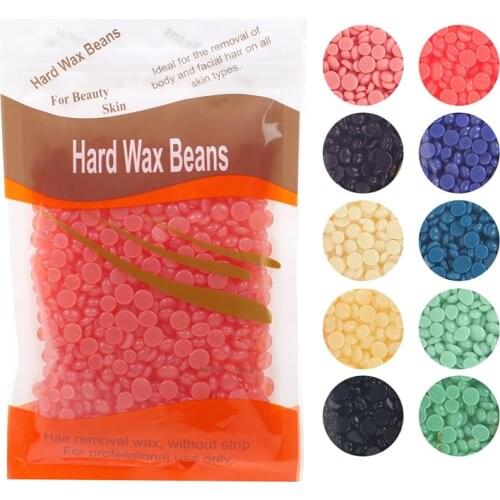 100g Wax Beans Hard Hot Film Waxing Beans Bead Pellet Armpit Arm Legs Hair Removal No Strip Depilatory Wax-melt Warmer Machine