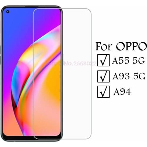 3-1PC Tempered Glass For OPPO A93 5G PEHM00 A55 5G PEMM00 PEMM20 Screen Protector 9H Protective Glass For OPPO A94 CPH2203 Film