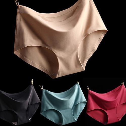 Women Leak Proof Menstrual Period Panties Fashion Sexy Pure Color Comfortable Ultra-thin Seamless Briefs Underwear