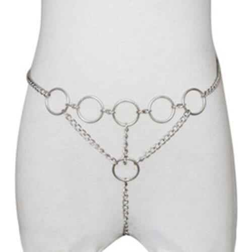 Women Metal Chain Erotic Panties Fetish Sexy Costumes Porno Lingerie Fantasia Crotchless Panties Temptation Sex Underwear