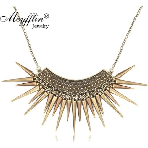 Colar Vintage Feminino 2020 Maxi Statement Necklaces & Pendants Collier Femme Jewelry Collar Fashion for Women Boho Accessories