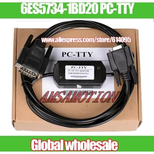 1pcs 6ES5734-1BD20 PC-TTY PC to TTY Adapter Programming Cable for SIMATIC S5 PLC 6ES5 734-1BD20