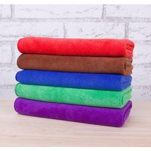 2pcs/lot Hot sell Microfiber thickened car wash towel square towel, quick-drying absorbent kitchen cleaning towel 40*40cm