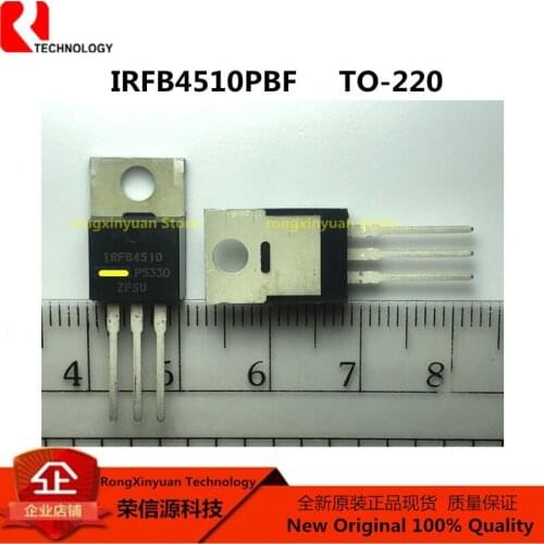 5pcs IRFB4510PBF IRFB4510 FB4510 TO-220 62A/100V HEXFET® Power MOSFET RDS(on) typ.10.7mΩ max.13.5mΩ 100% New original import