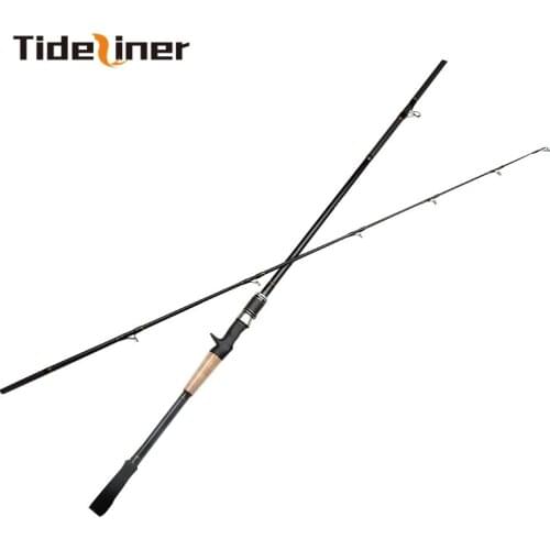 Baitcasting Casting fishing rod lure rod pod 2.1m hight carbon fiber snakehead fishing rods SIC rings 8kg