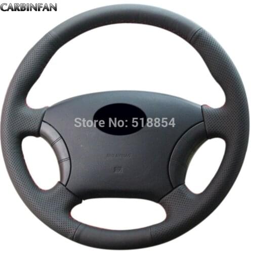 Black Artificial Leather Car Steering Wheel Cover for Great Wall Haval Hover H3 H5 Wingle 3 Wingle 5