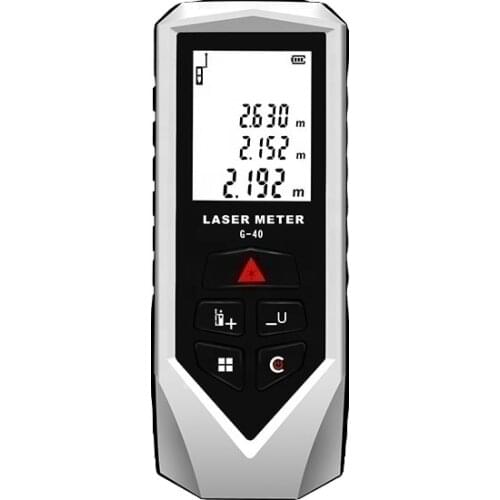 60m green digital distance meter laser measuring rangefinder