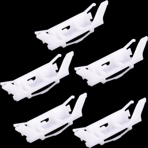5pcs 91572SDAA01 91572-SDA-A01 Roof Drip Trim Moulding Holder Clip Plastic White Fit For Honda Accord Civic Acura TL TSX