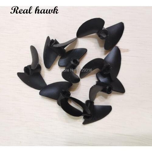 1pcs RC Boat Oar Quant Two Blades Paddle 2 Blades Nylon Boat Positive Propeller High Strength for 4mm/4.8mm Rc Prop Shaft