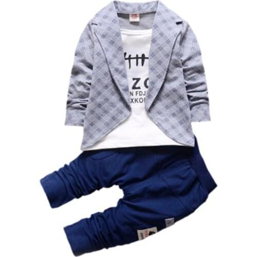 Boys Formal Clothing Kids Attire For Boy Clothes Plaid Suit In September Toddler Suit Set Childrens Clothing Boy