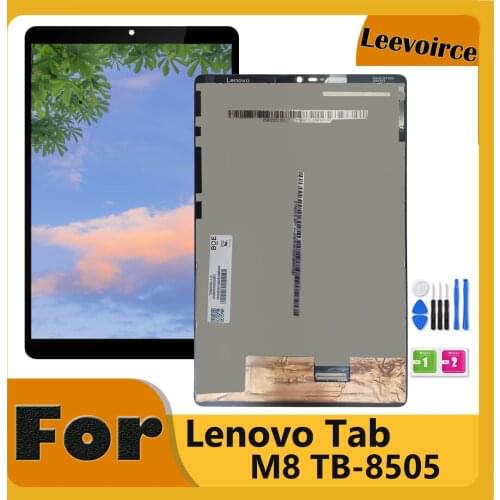 Original New 8.0" inch LCD For Lenovo Tab M8 HD PRC ROW TB-8505X TB-8505F TB-8505 LCD Display Touch Screen Digitizer Assembly