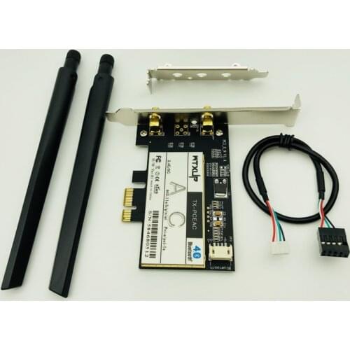 PCi Express 7260AC 2.4G / 5G Dual Band 7260HMW 867 Mbps Wireless PCI-E Wi-Fi Bluetooth 4.0 7260 WIFI CARD Desktop AC-7260 WLAN