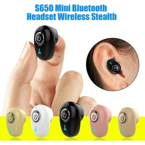 50mA S650 Portable Mini Wireless Stereo Bluetooth 4.1 Sports Earphone In-Ear Earbud Accessories Bluetooth Wireless Earphone