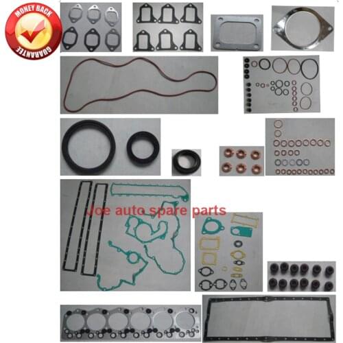 S6D108 S6D108E 6D108 Engine Full gasket set kit for Komatsu excavator PC220-6 PC220-7 PC300-6 PC300 PC300-5