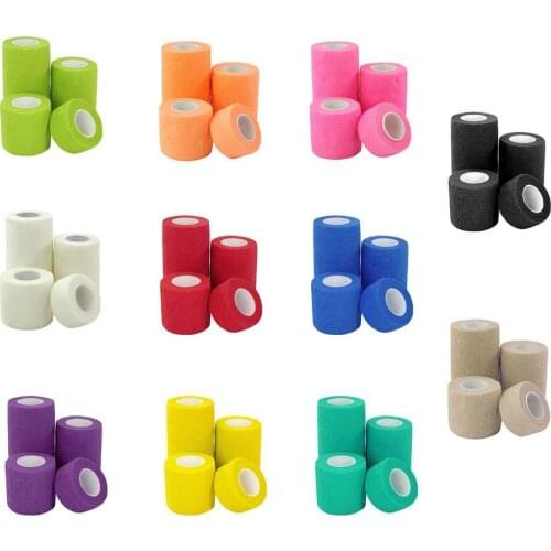 Self-Adhesive Non-Woven Elastic Bandages Cohesive Wrap Bandages For Emergency Wound Treatment Wrist Support New Arrival