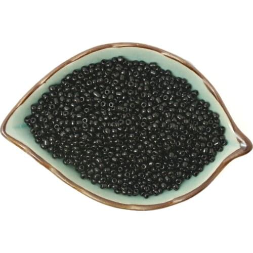 3mm 1000pcs Black Color DIY Loose Spacer Mini Glass Czech Seed Beads Jewelry Findings BBG01-02BK