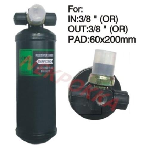 Air conditioning dryer,515 516 318 3R with valve， 3/8-3/8 5/16-5/16 OR General car Drying Bottle