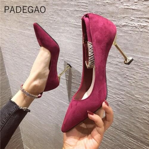 High Heels 2020 Women Shoes OL Luxury Sexy Heels Korean Fashion Party Pumps