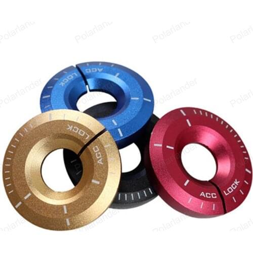 Key Ring decoration stickers for V/W L/avida G/OLF 6/CC A/udi A4 A6 A6L A8 Car Engine Ignition switch cover