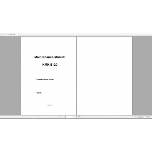 Krupp Crane KMK 1.1GB Spare Parts ,Maintenance, Manuals and Schematic PDF DVD