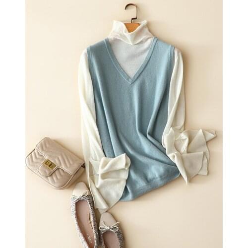 2020 winter european fashion 100% cashmere turtleneck sweaters women knitted patchwork designs pullover ladies chic jumper tops